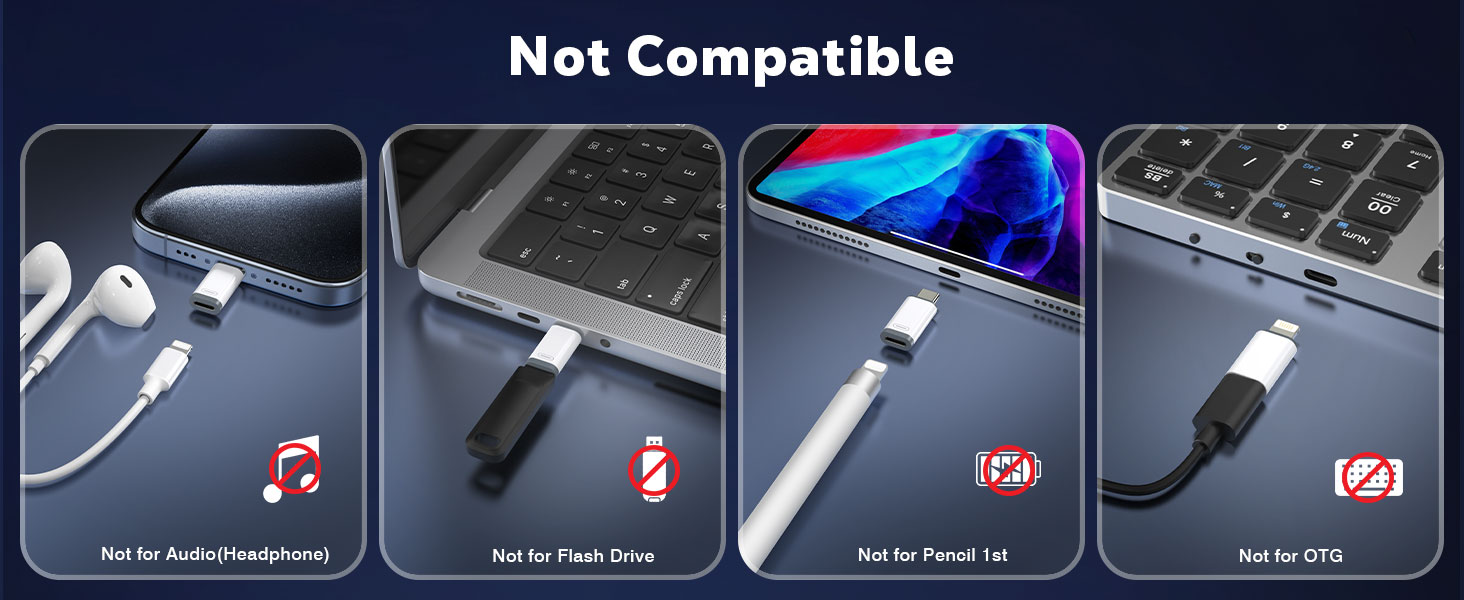 lighting to usb c adaptor converter