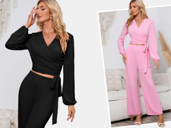 Amazon.com: KOJOOIN 2 Piece Fall Sets for Women 2023 Fall
