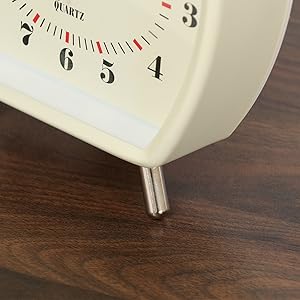 ホワイト アナログ置時計 Mid-Century MODERN Amazon.co.jp: 不二貿易 置き時計 幅14.6×奥行6.6×高さ14.1cm