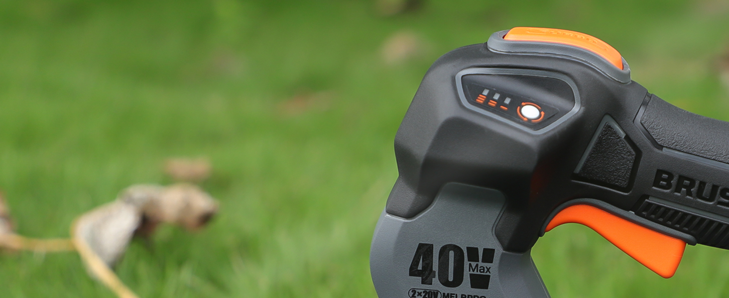 Mellif 40V Brushless Leaf Blower Snow Blower for Dewalt 20V