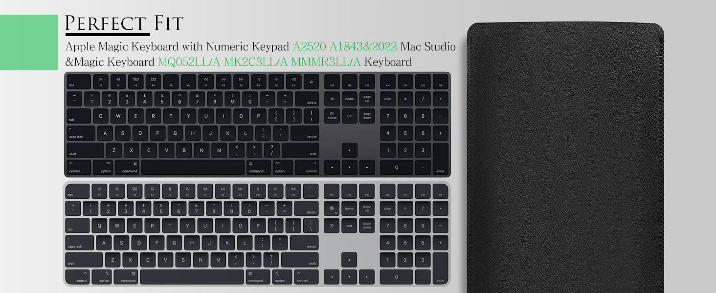 PU Leather Keyboard Case Sleeve for Apple Magic Keyboard