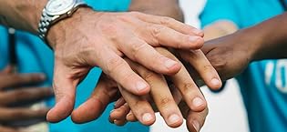 hands coming together