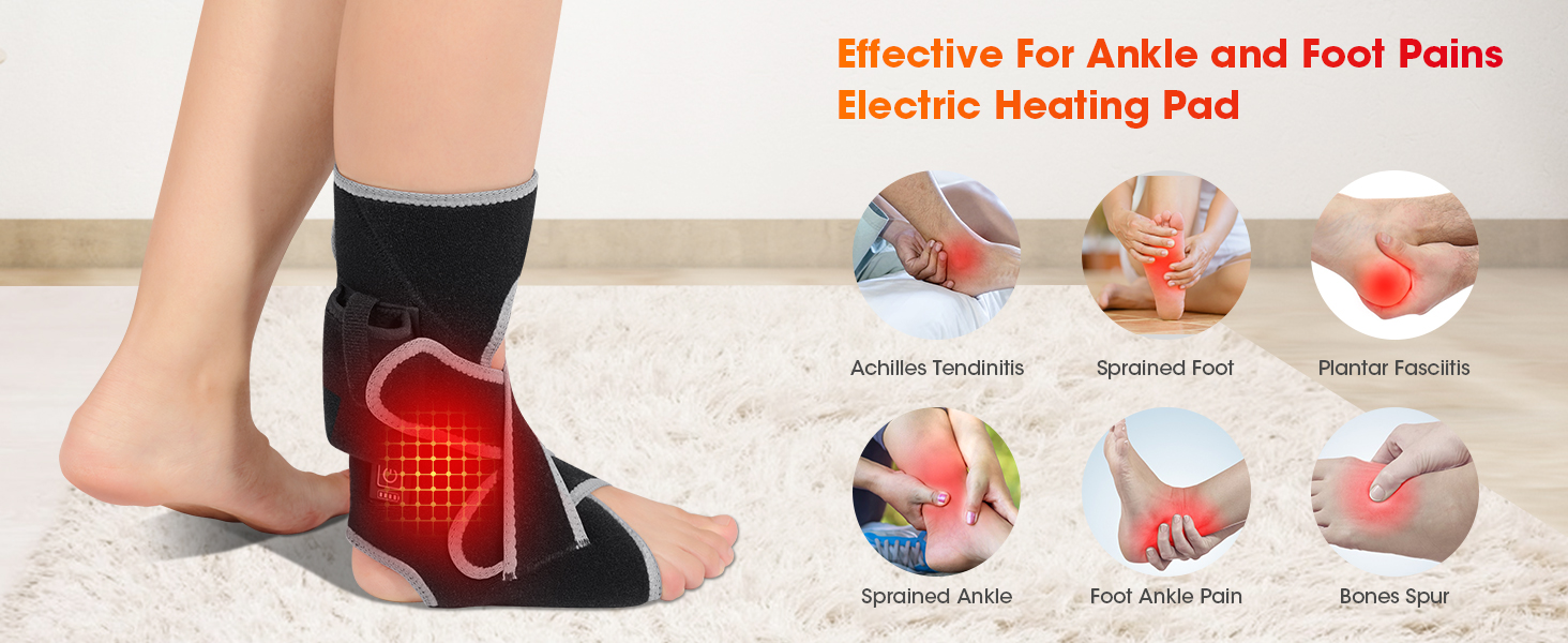 Ankle Heating Pad for Pain Relief Heating Pad for Foot