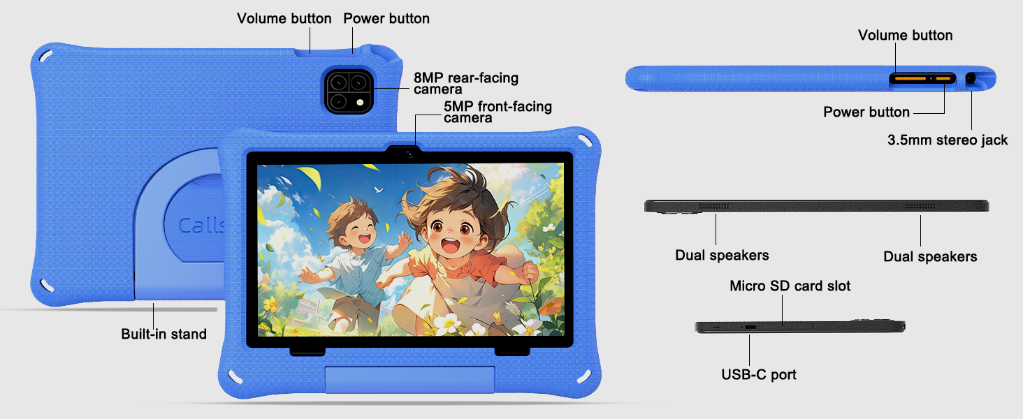 kids tablet with camera