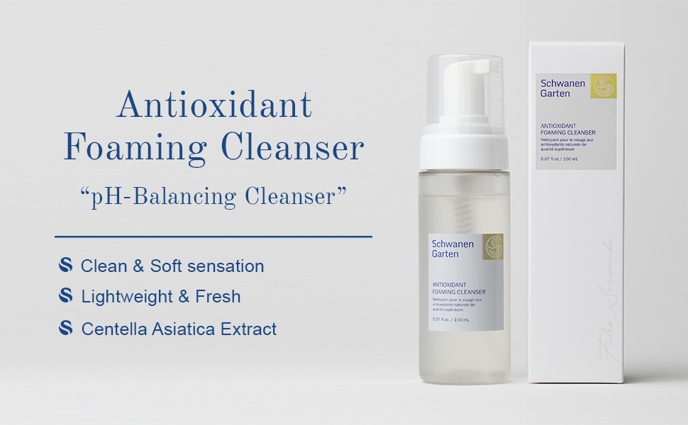 Antioxidant Foaming Cleanser, Schwanen Garten, wrinkle, anti aging, Cleanser
