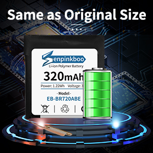 Gear S2 R720 Battery EB-BR720ABE Battery Gear S2 SM-R720/S2 Classic SM-R732 Smart Watch Battery