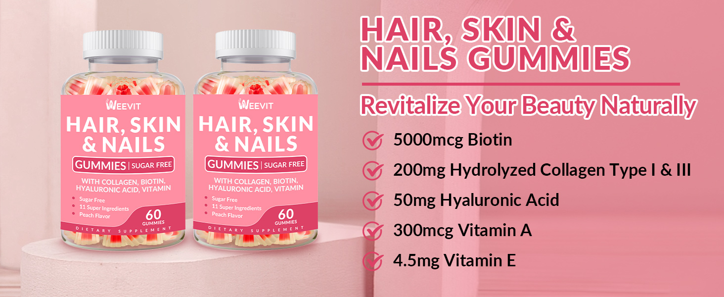 Hair, Skin nails vitamins for women