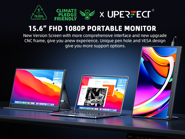 Amazon.com: UPERFECT Portable Monitor, 15.6