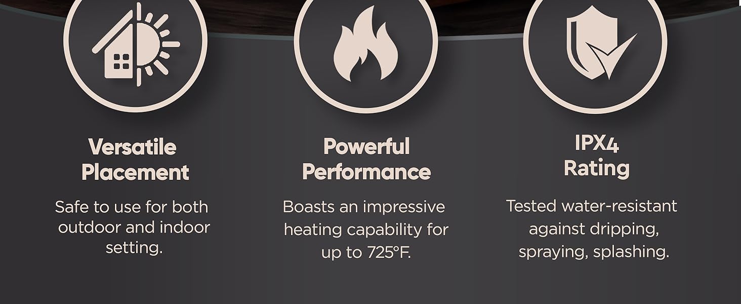 Aspect Living Slice Box Outdoor Electric Pizza Oven, Countertop Cooking, Heats Up to 750 Degrees,