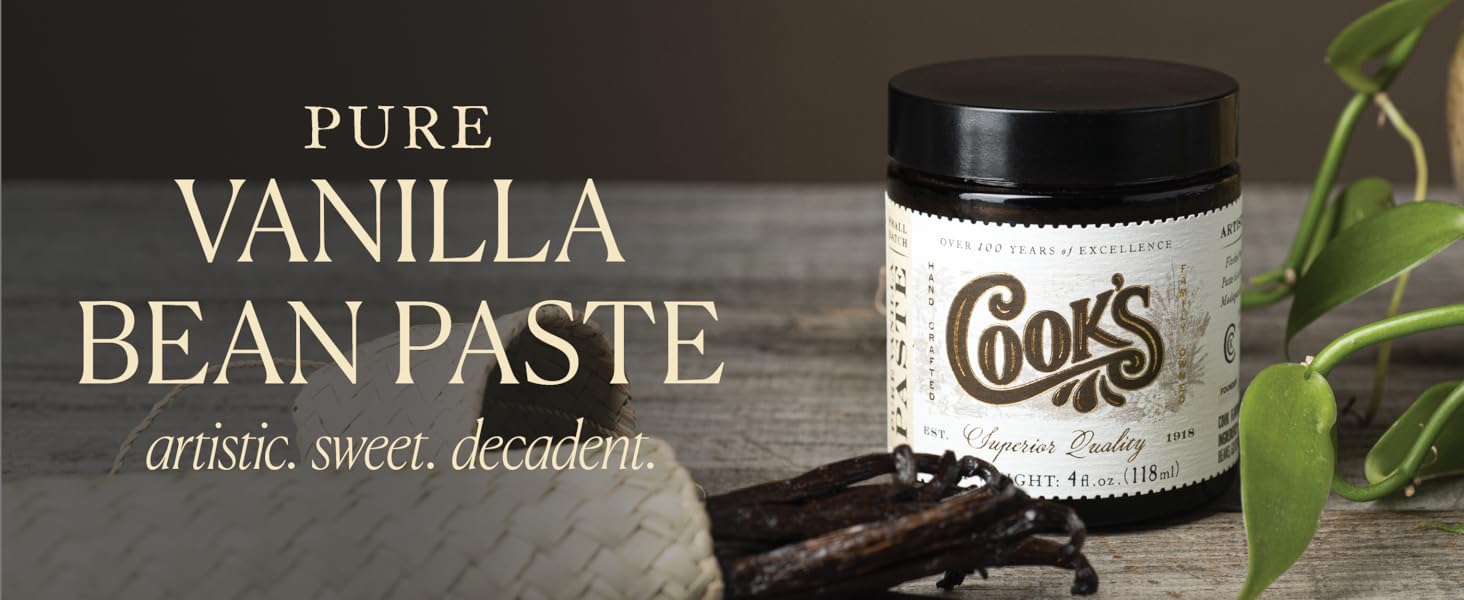 Vanilla paste, vanilla puree, vanilla paste for baking, vanilla paste for cooking, cooks vanilla