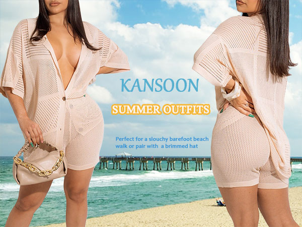 AERMA summer knit swim wear 3点set AERMA summer knit swim wear 3点set SeekMe Womens Summer Knit