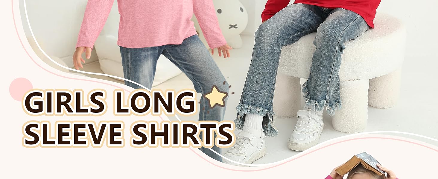 girls long sleeve shirts