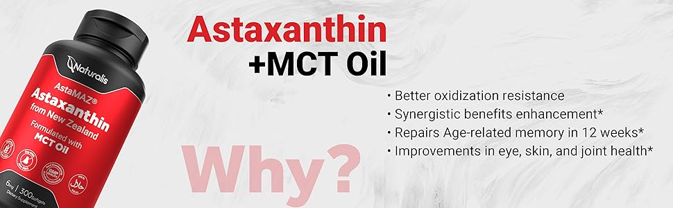 astaxanthin 6mg mini softgels 180