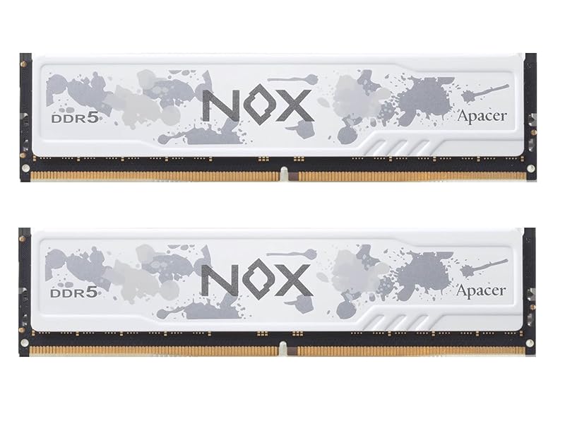Apacer PC用メモリ 32GB(16GB×2枚) DDR5 メモリ容量(1枚あたり):32GB Apacer(アペイサー)のメモリー 比較
