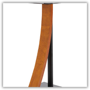 Eximus Bookshelf Speaker Floor Stand Cherry Color