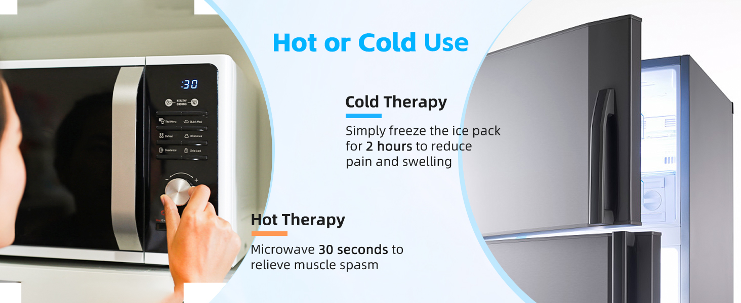 NEWGO Ice Pack Knee Ice Pack Wrap for Knee Replacement