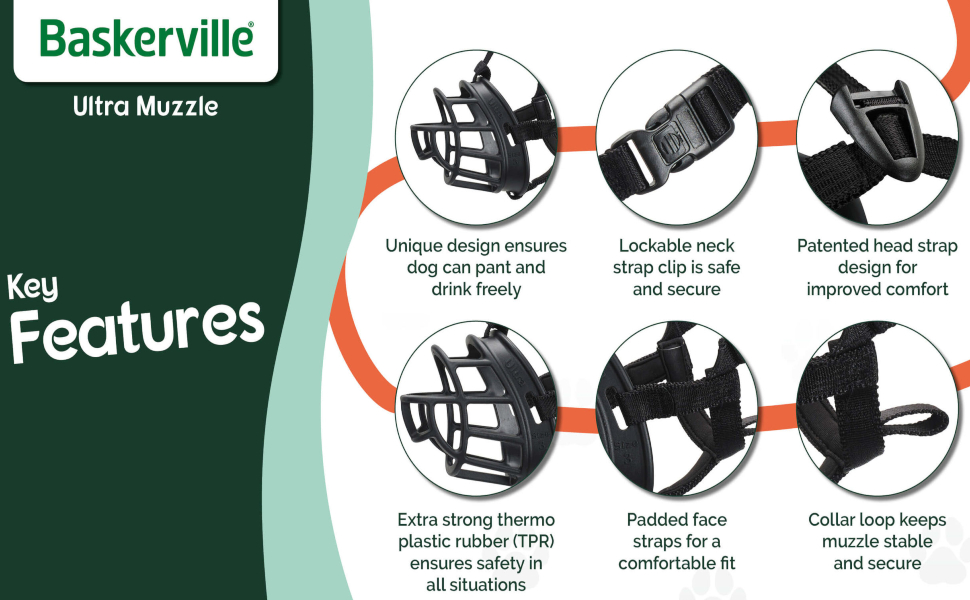 Baskerville Ultra Muzzle, Black, Size 5 Amazon.ca Pet Supplies