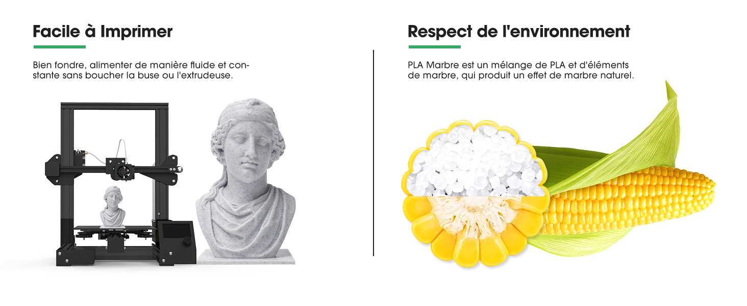 eSUN PLA Marble Filament 1.75mm 3D Printer Filament PLA Marble 1KG Spool Printing Filament