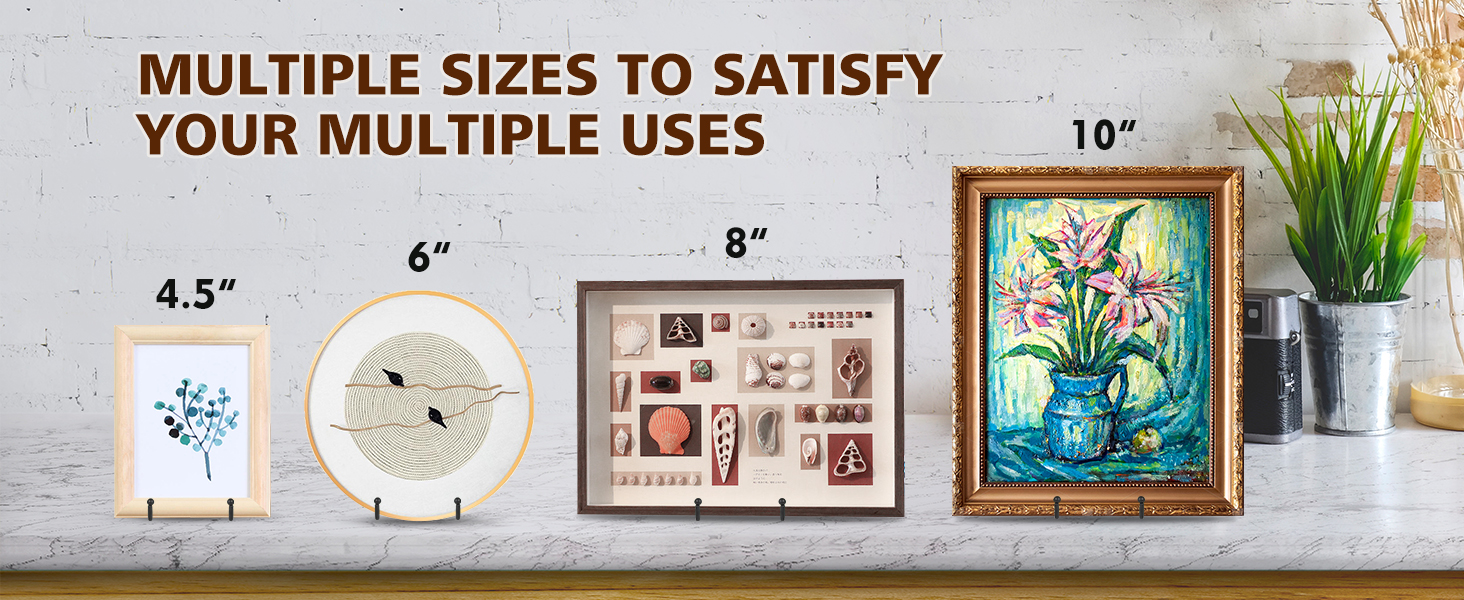 Large Plate Holder Display Stand 10 inch Extra Tall Plate Stands