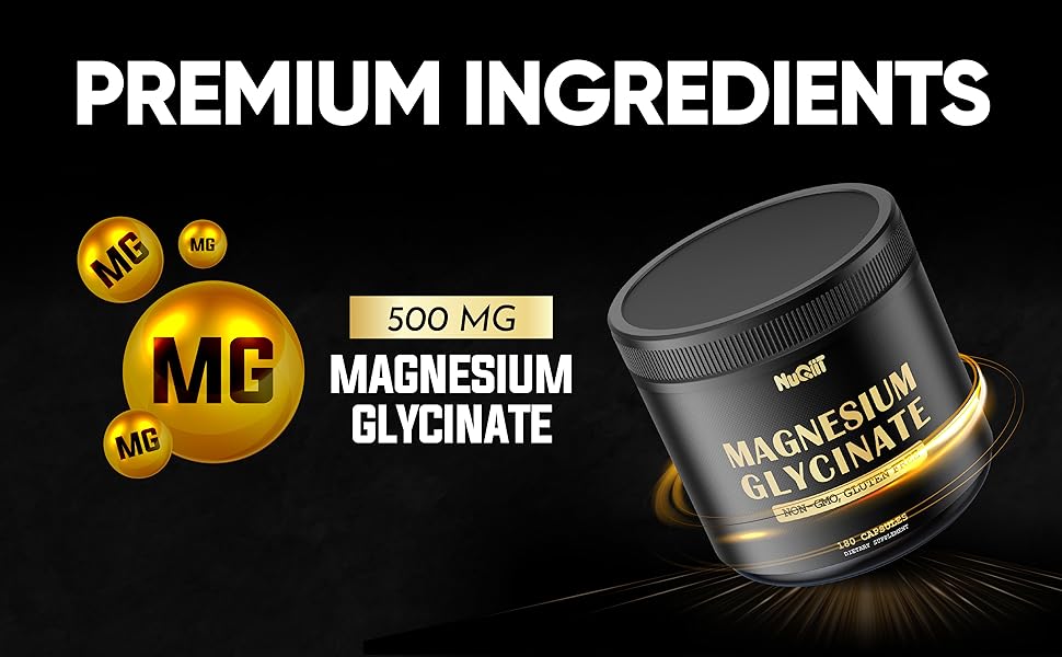 Magnesium Glycinate (2/180Caps)