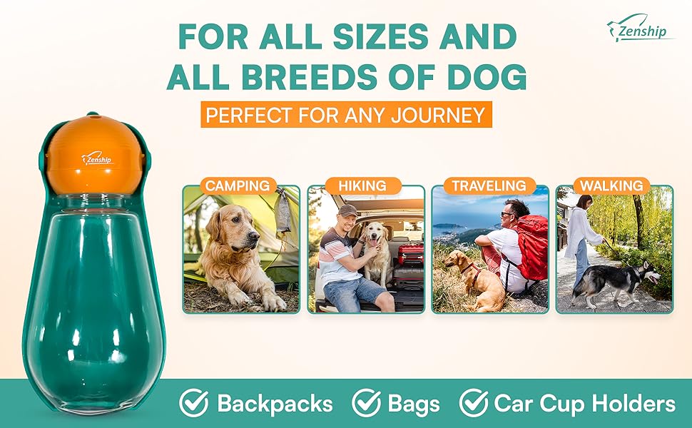 Portable Foldable Dog Water Bottle