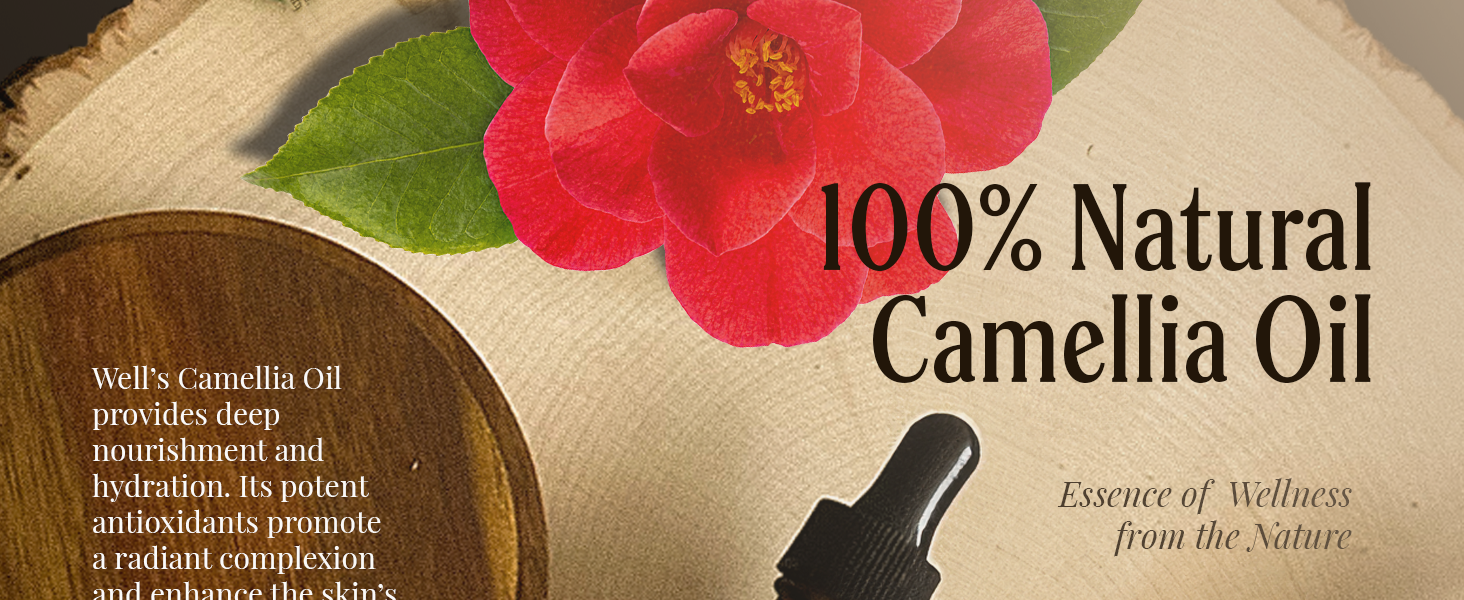 100% Camellia Oil, Provides deep nourishment and hydration, Promotes a radiant complexion