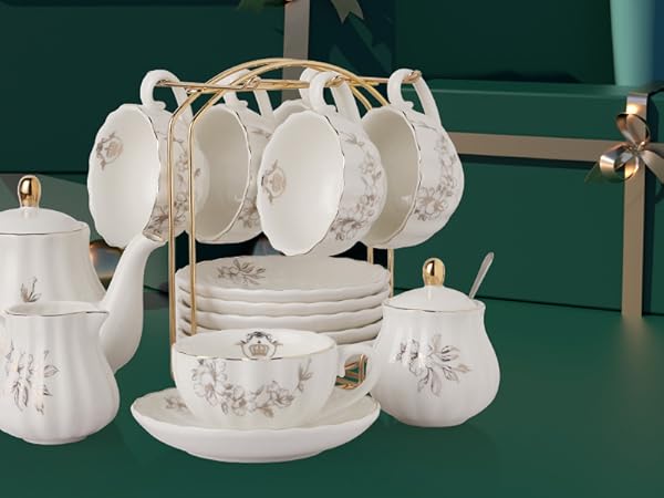 Amazon.com | Porcelain Tea Sets British Royal Series, 8 OZ