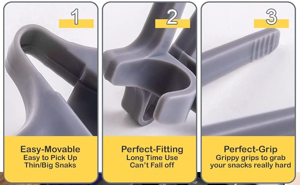 Buy Kunya 6Pcs Finger Chopsticks for Gamers / Snacking Chopstick Clips