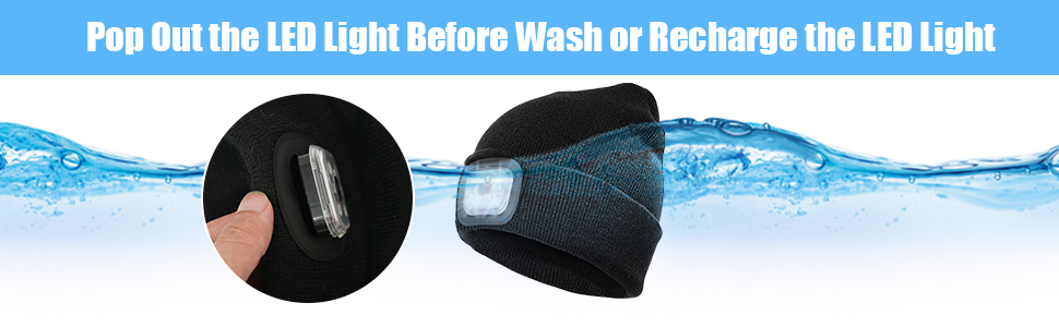 lighted beanie hat men