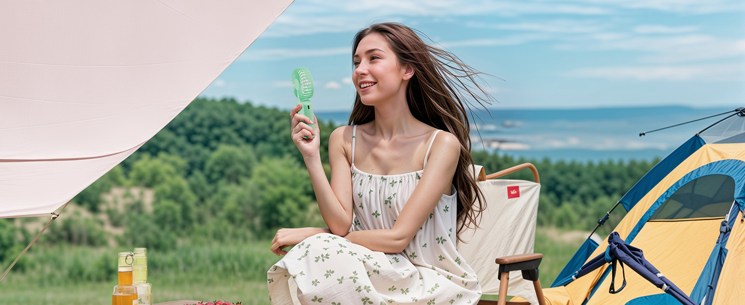 portable handheld fan foldable handheld fan hand fan mini desk fan 