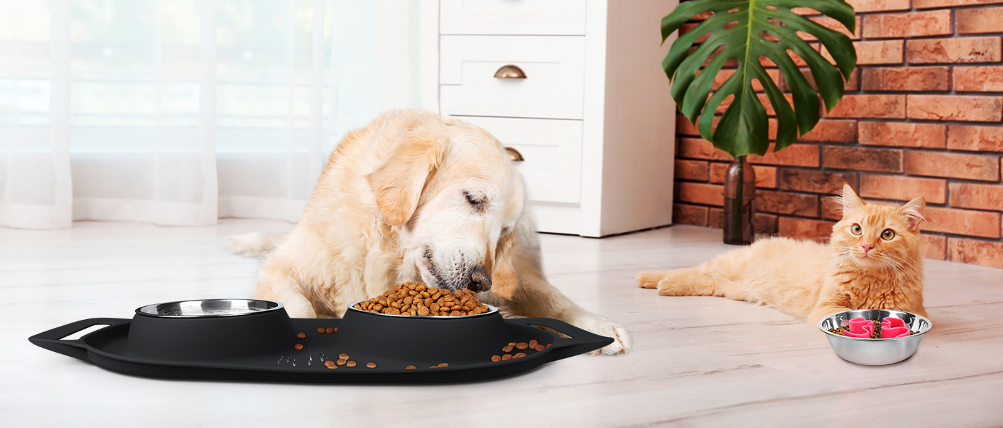 WESEN Dog/Cat Slow Feeder Bowl Insert, Slow Down Pet