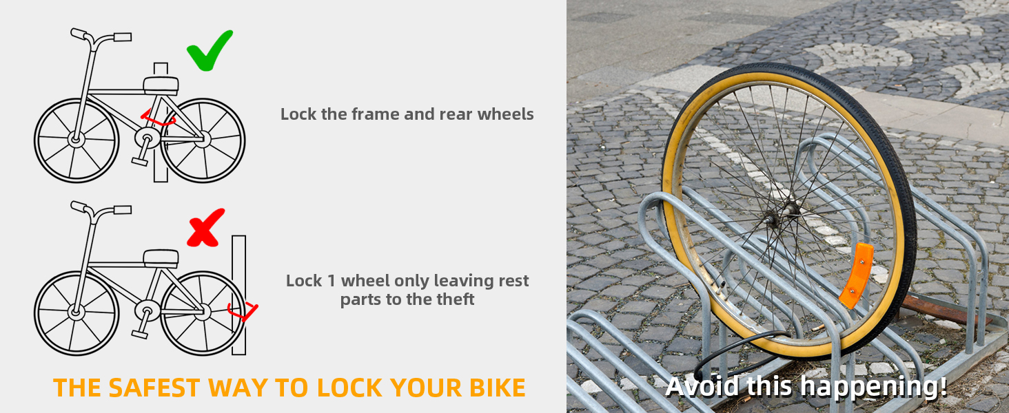 U lock bike