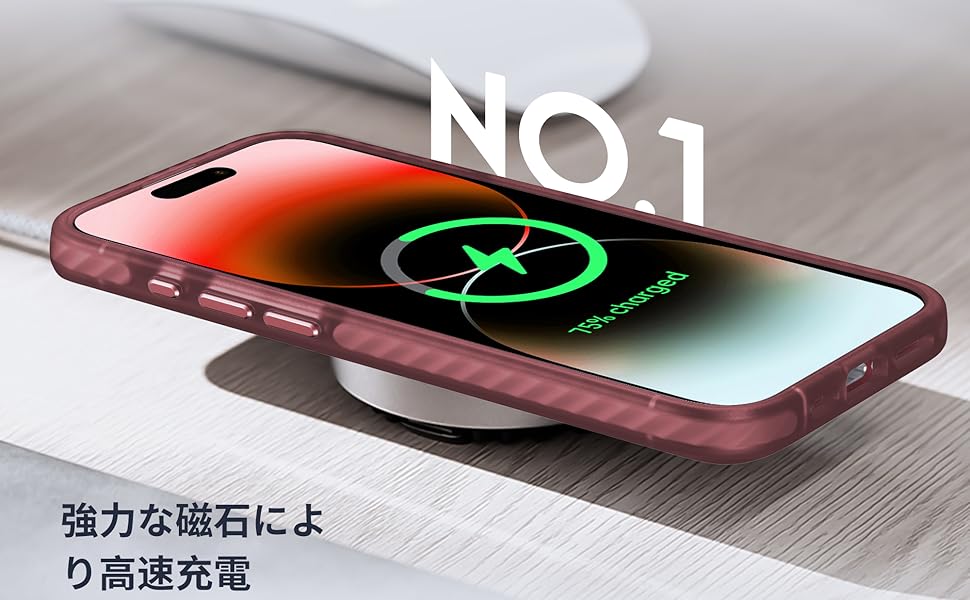 Amazon.co.jp: DASFOND 磁気ケース iPhone 15 Pro Max ケース [Magsafe