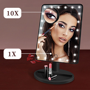 mirror on a stand