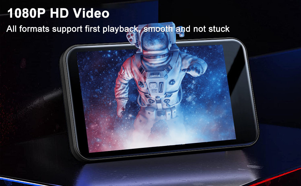 MP3 Player with Bluetooth, MAIKELU MP3 Player Supports APPs