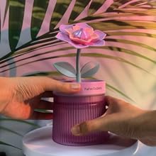 Personal USB Small Humidifier Diffuser with Flower