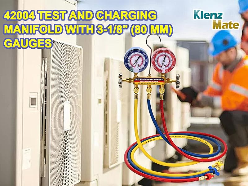 hvac gauges,fieldpiece hvac,manifold gauge set,refrigerant gauges,yellow jacket manifold gauge