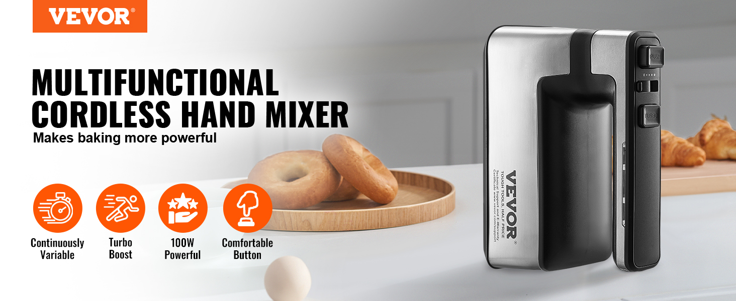 cordless handheld mixer