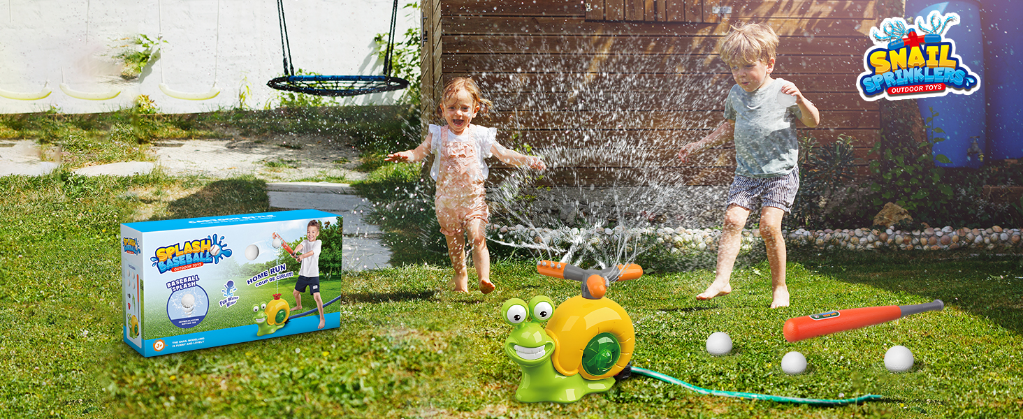 water sprinkler for kids outdoor play