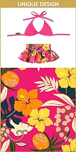 Summer Floral Bikini B09ZHNJV6Q