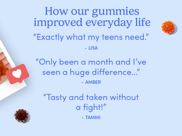 First Day Teen's Multivitamin Gummies for Teens