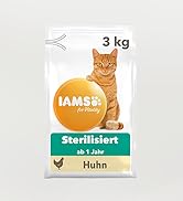 IAMS for Vitality Sterilised Katzenfutter trocken - Trockenfutter für sterilisierte / kastrierte ...