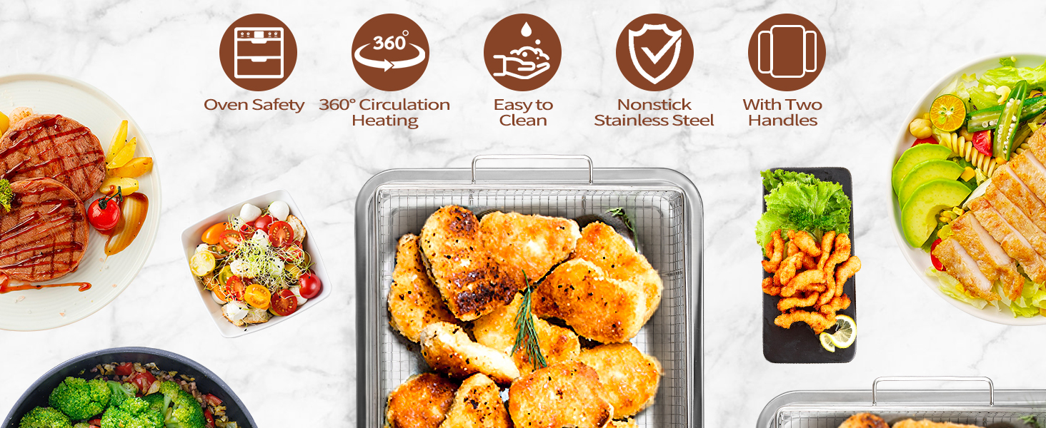 air fryer basket for oven with air fry option,air fryer pan,air fry basket for oven,air fryer basket