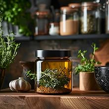 Keeps spices and herbs fresh and moisture-free.