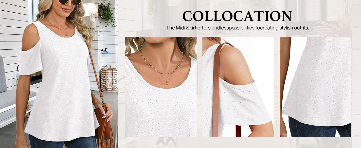 Tshirts Scoop Neck Basic Blouse
