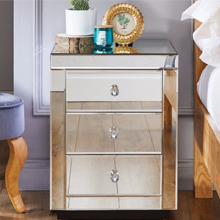 Full shot of italian bedside table