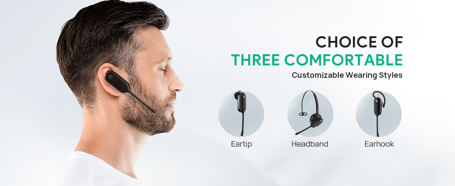 Yealink DECT wireless headset WH67