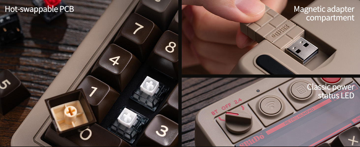 8Bitdo Mechanical numpad