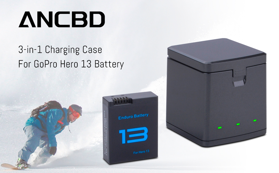 Amazon.com: ANCBD Battery Charger for GoPro Hero 13,Triple