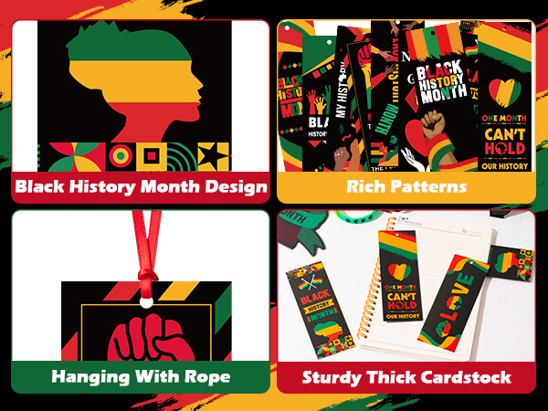 amazon-com-haooryx-black-history-month-bookmarks-120pcs-black-history-matter-bookmark-for-celebrate-african-american-bhm-festival-decoration-school-inspirational-event-classroom-stationery-handout-supplies-office-products